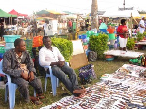 Vendors at University of Buea during the 15th University Games