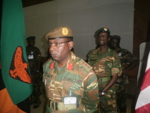 A cross section of Zambian soldiers at AFRICA ENDEAVOR EXERCISE 2012