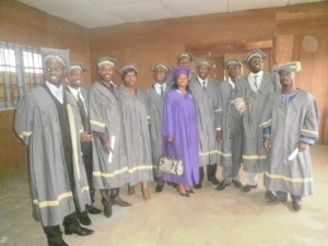 Some 2012 Graduates of National Advanced School of Public Works, NASPW, Buea, Cameroon