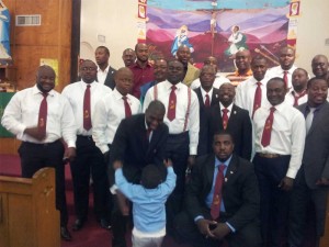 The men of the Bishop Rogan Secondary College (Birocol) 