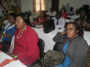 Officials of CSOs at the Buea workshop