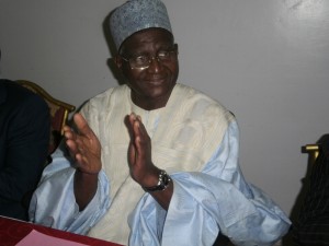 Minister of Tourism & Leisure, Bello Bouba Maigari at the workshop