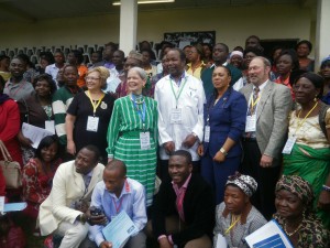 Officials of Drexel University, SVMC and participants pose for a family picture