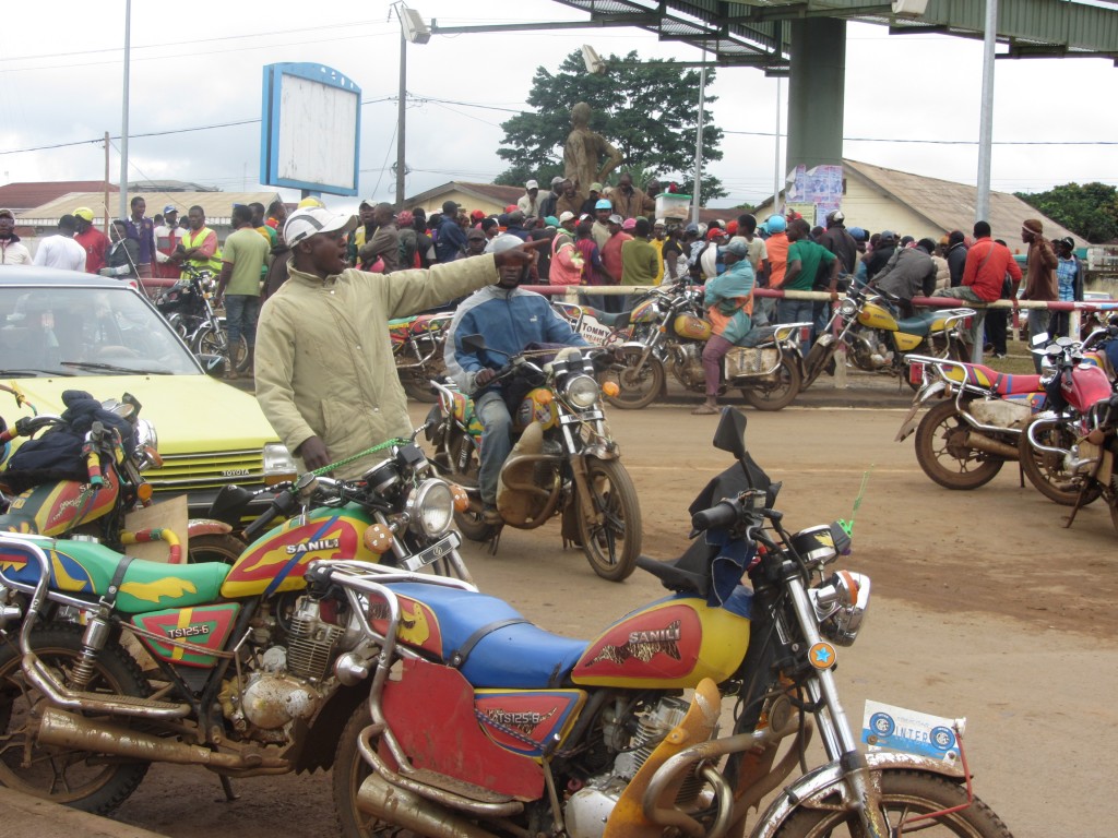 10bikes is to 1 taxi, Amusement Park junction Kumba