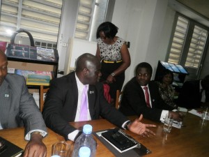 Cross section of ICAN officials during a working session with ICAC officials in Douala, Cameroon