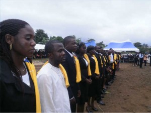 UB students and beneficiaries of the UB - MTN scholarship scheme
