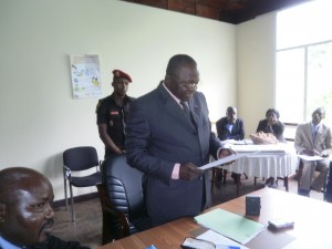 Southwest Governor, Bernard Okalia Bilai makes a call for all to ensure good health for the population