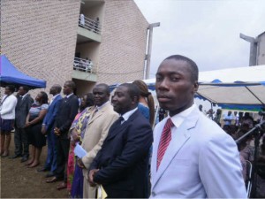 Cross section of newly appointed officials in UB
