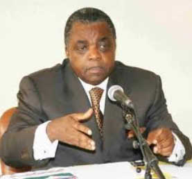 Rene Emmanuel SADI, the Minister of Territorial Administration and Decentralisation