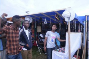 Exposition of goods at the UIDB Trade Fair