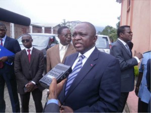 Southwest Governor, makes a plea for the press in the region to be involved in the celebrations of the reunification of Cameroon in BueaSouthwest Governor, makes a plea for the press in the region to be involved in the celebrations of the reunification of Cameroon in Buea