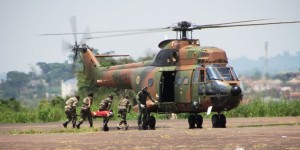 L’Armée Camerounaise: évacuation des bléssés