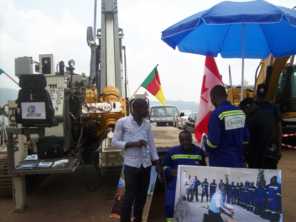 BOCOM exhited heavy machines at the first ever international mining exhibition confrence.