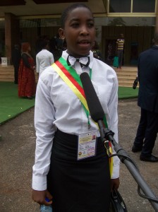  Honourable  Mutuyimana Peace Mary, Children parliamentarian.