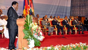 Discours de clôture du sommet de Yaoundé par Paul Biya