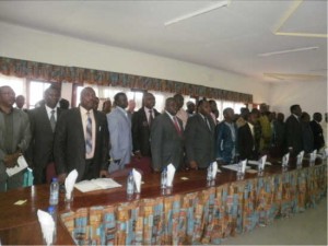 LOC members at joint meeting with Southwest Support Committee.