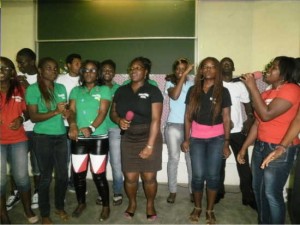 Students in the Francophonie Club in UB animated the celebrations.