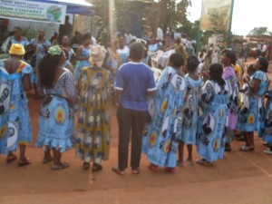 CPDM Women dancing at World Cooperative Day in Soa, Yaounde 