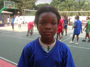 Nadine,13 ans, stade INJS, Yaoundé