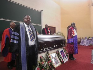 Top Cameroonian Professors & varsity dons pay their respect to a fallen colleague
