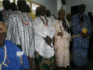 Traditonal leaders were part of the ceremony