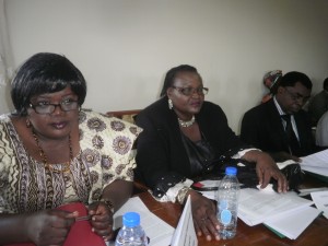 (L-R) Prof Theresia Akenji, Prof Martha Tumnde, Dr Joseph Suh all UB Faculty officials at the 29th Council meeting