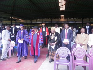 The Professors had their turn to process into the matriculation ceremony