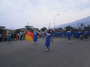 A primary school at the forefront of the civilian match pass rehearsals