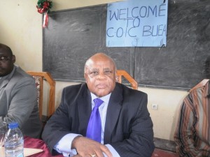 Barrister Sam Ekontang Elad, Board Chair, COIC - satisfied with the MOU with Borstal Institute, Buea