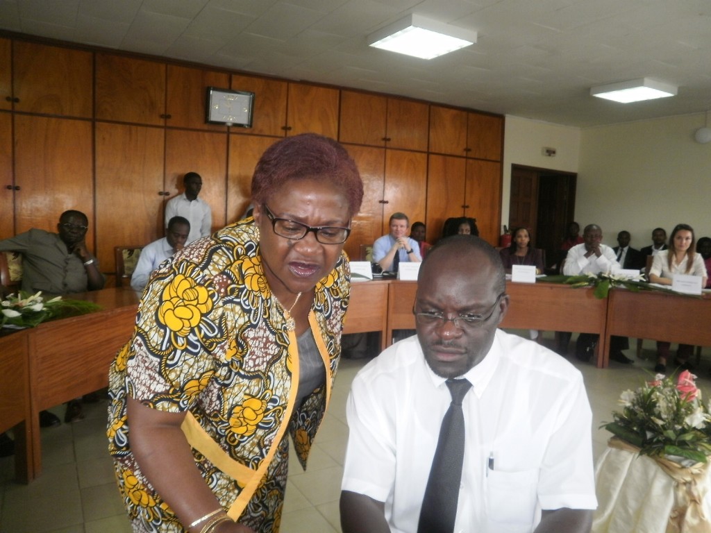 Prof. Joyce Endeley(L) & Prof. Mwewa looking in same direction for the betterment of the STREAM scholarship scheme