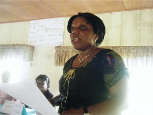 Mrs Esther Njomo Omam, Executive Director, Reach Out Cameroon forging ahead with the fight against poverty and HIV-AIDS