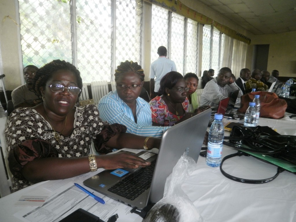 A cross section of medical practitioners at the First Quarter Coordination Meeting for 2014