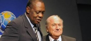 Issa Hayatou of CAF(L) and Blatter of FIFA to Visit Cameroon May 5