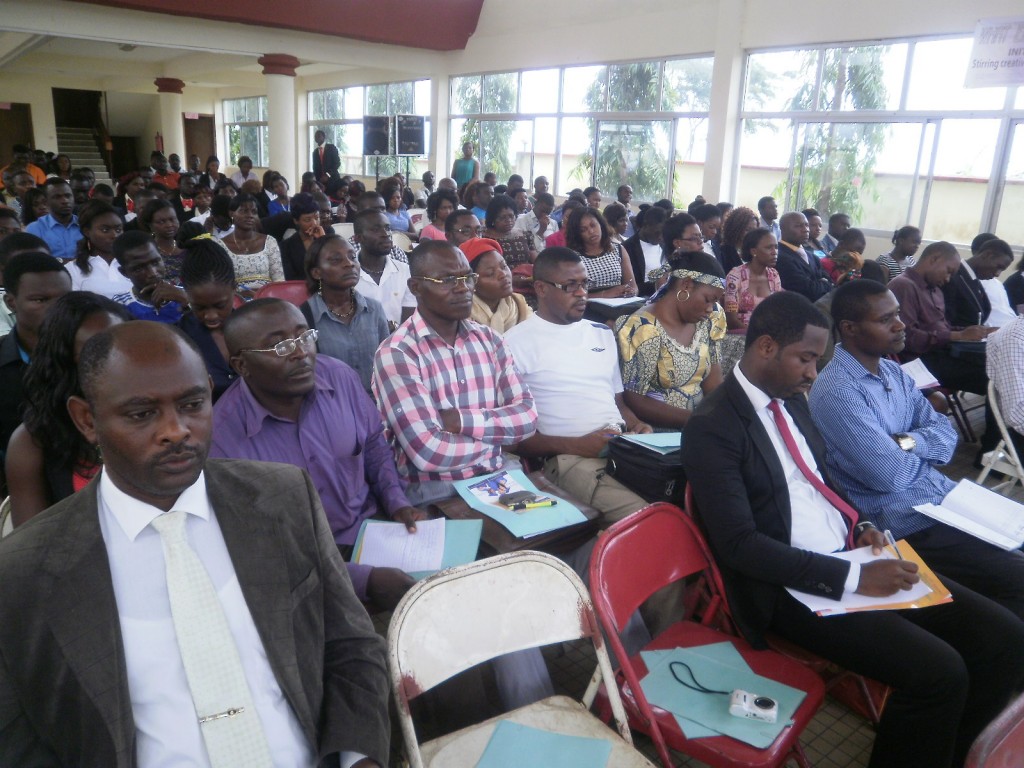 Cameroonian youths,  students, entrepreneurs at the conference