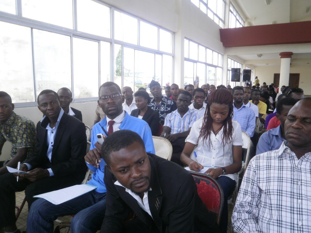  	Students of Landmark University College, Buea at the conference on Entrepreneurship & Capacity Building.