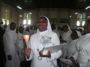 After 25 years in the Sisterhood, Sr. Florence-Mary is still holding strong to her candle and her vows