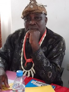 Chief Daniel Kaka Esowe of Bokwai village